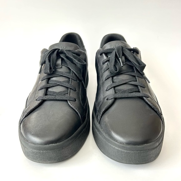 Kizik Vegas Black Leather Slip-On Lace-Up Sneakers Men\'s Size 11 main image 4